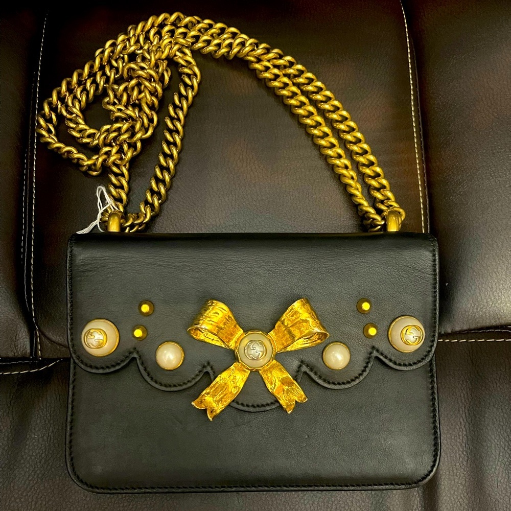 Gucci Pearly Peony Handbag